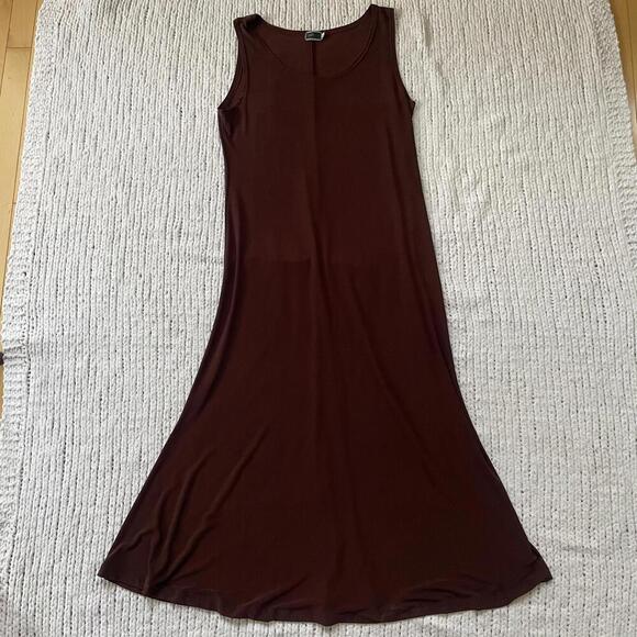 Sympli Dresses & Skirts - Women's Rich Brown Sympli Maxi Dress - Size 10